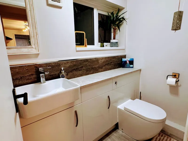 The bathroom